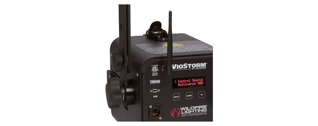 VioStorm® LED Series Optional Onboard Multiverse Wireless DMX-RDM Control