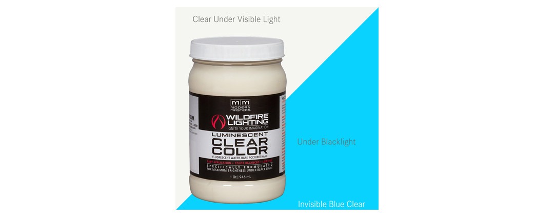 Luminescent Clear Color Blue Quart