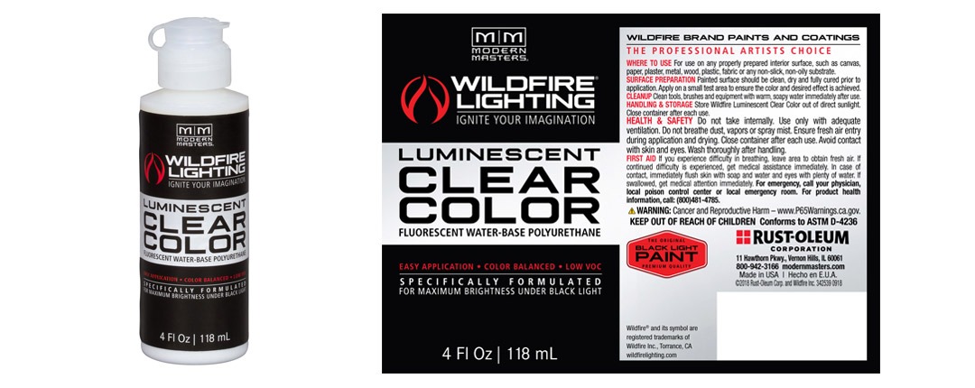 Luminescent Clear Color Label 4oz