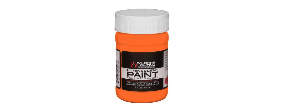 Visible Luminescent Paints Brilliant Orange 6oz Visible Luminescent Paints Brilliant Orange 6oz