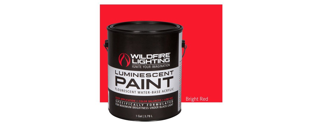 Visible Luminescent Paints Bright Red Gallon Visible Luminescent Paints Bright Red Gallon