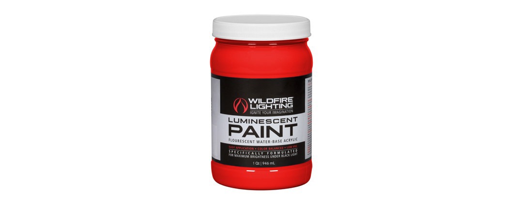 Visible Luminescent Paints Bright Red Quart Visible Luminescent Paints Bright Red Quart
