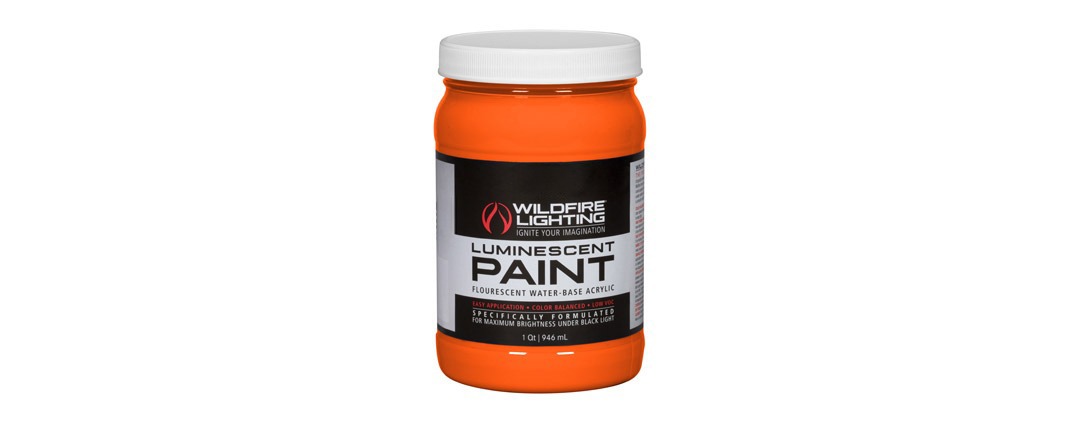 Visible Luminescent Paints Brilliant Orange Quart Visible Luminescent Paints Brilliant Orange Quart