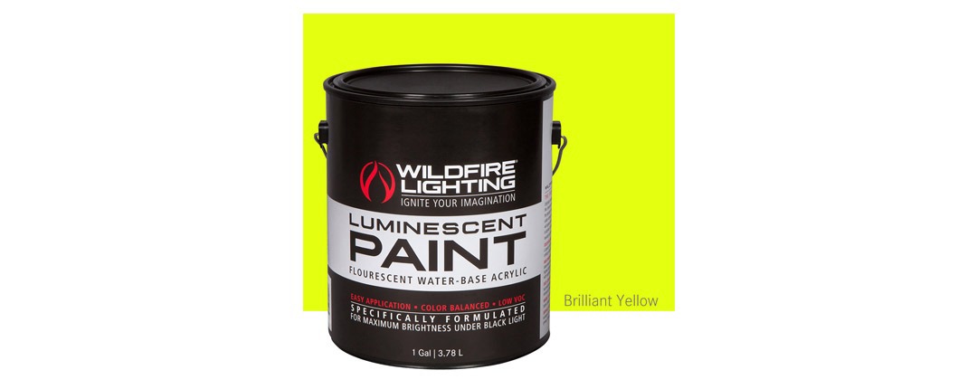 Visible Luminescent Paints Brilliant Yellow Gallon Visible Luminescent Paints Brilliant Yellow Gallon