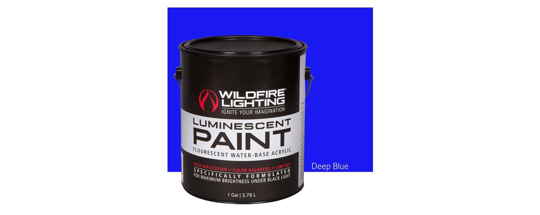 Visible Luminescent Paints Deep Blue Gallon Visible Luminescent Paints Deep Blue Gallon
