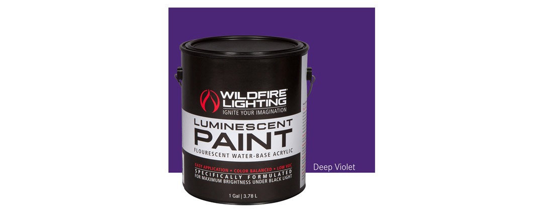Visible Luminescent Paints Deep Violet Gallon Visible Luminescent Paints Deep Violet Gallon