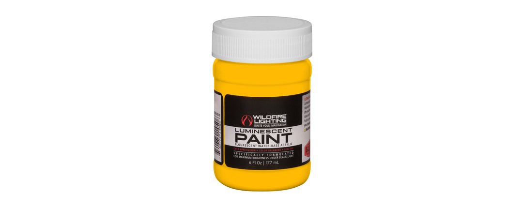 Visible Luminescent Paints Deep Yellow 6oz Visible Luminescent Paints Deep Yellow 6oz