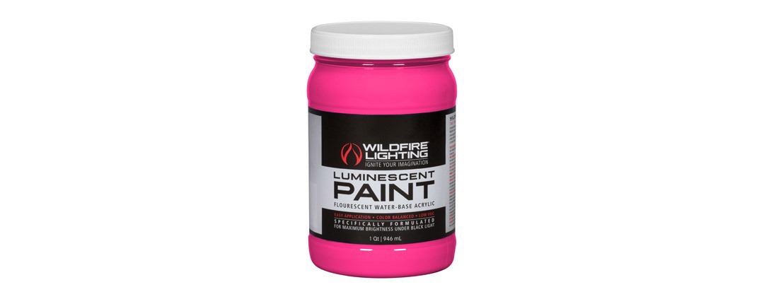 Visible Luminescent Paints Hot Pink Quart Visible Luminescent Paints Hot Pink Quart