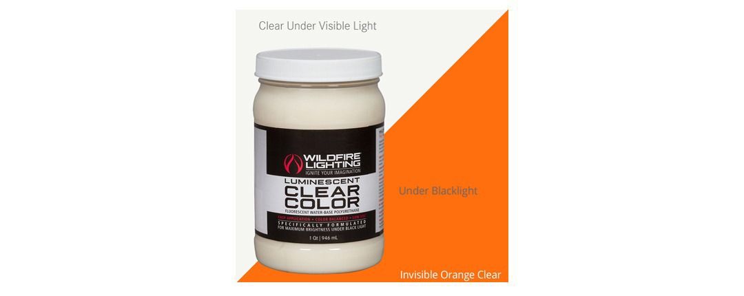 Luminescent Clear Color Orange Quart Luminescent Clear Color Orange Quart